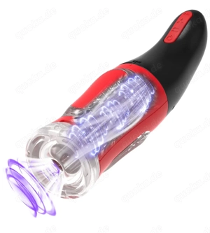Elektrischer Masturbator Handfrei Cup mit 7 Modi Teleskopfunktion und Rotierende Massagefunkti.