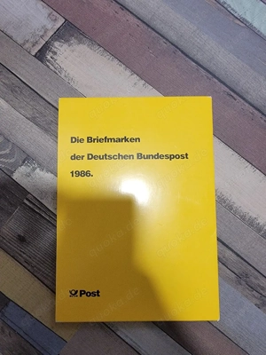 Briefmarken Jahrbuch 1986 Deutsche Bundespost