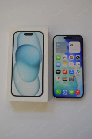 Apple iPhone 15 128GB funktioniert sehr gut mit Akku : 100% 