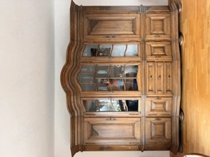 Wohnzimmerschrank massiv Eiche 