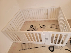 Flexibler Laufstall mit Absperrgitter Top Zustand 150x110