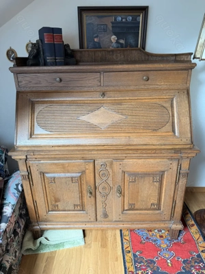 Sekretär massiv Eiche