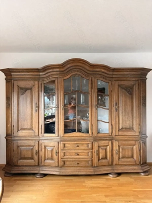 Wohnzimmerschrank massiv Eiche 