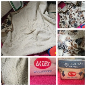 Wolle Decke 