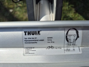 Thule Elite Van XT Fahrradträger für Hecktür - Silber Bild 2