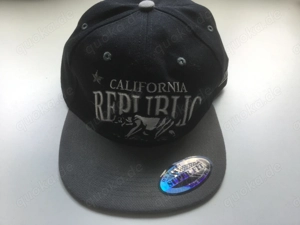 California Republic Basecap Kappe Schwarz 