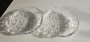 Kristallglasschalen mit Rosen 15cm Schale