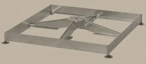 Glatz Schirmständer Schirmkreuz M4, 120 kg mit Rollenset (neu unbenutzt)