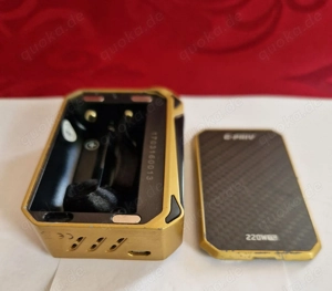 Smok G Priv. Gold. Mit Gebrauchsspuren. FP. 40 . SAMMLUNGSVERKLEINERUNG!  Akkuträger, E-Zigarette, V Bild 2