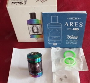 2 x Innokin Ares, MTL, 2 ML. RTA. FP. 28  = 1x Schwarz und 1x Rainbow. SAMMLUNGSVERKLEINERUNG!  Bild 3