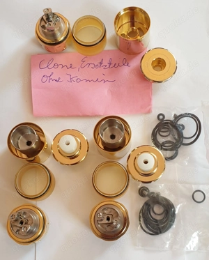 2X CLONE, RTA !! 2X Gold guter Zustand,gebr. FP. 40 , Verdampfer für Akkuträger, Vape, E Zigarette. Bild 3
