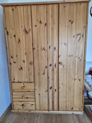 Kleiderschrank Kiefer mit 3 Türen