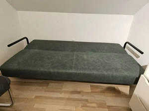 4 Sitzer Schlafsofa in waldgrün