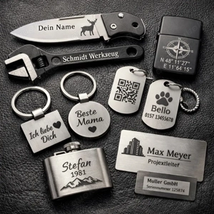 Lasergravur auf Metall