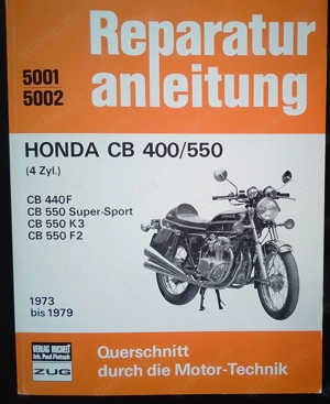 Reparaturanleitung Honda CB 400 550 