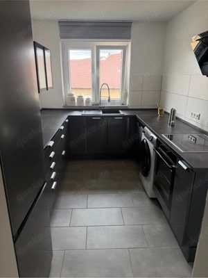 IKEA Küche in Anthrazit mit Bosch Induktionskochfeld