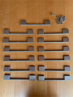 13x Möbelgriffe aus Edelstahl, Türgriffe, Bohrlochabstand 192 mm