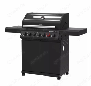 Rösle Gasgrill 'Artiso Nero G4 SIB' schwarz 139 x 114,5 x 53 cm