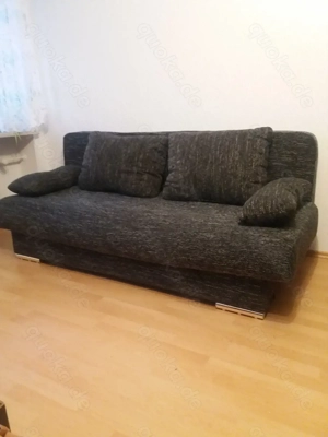 Sofa mit Schlaffunktion und Bettkasten zu verschenken. 2 Stück