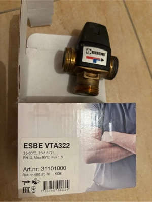 VTA322 Thermostatventil Mischventil gebraucht