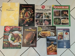 9 Koch- und Backhefte -bücher