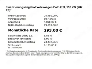 Volkswagen Polo GTI IQ.DRIVE+PARK  COMFORT+ACAA !! Bild 4