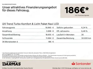 Hyundai i20 i20 Trend Turbo Komfort  Licht Paket Navi LED Bild 2