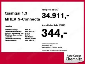 Nissan Qashqai 1.3 MHEV N-Connecta HeadUp/LED/Navi/360° Bild 4