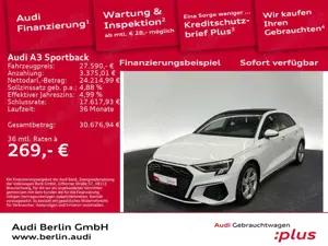 Audi A3 S line 35 TFSI S tr. LED NAVI PANO