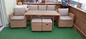 Verkaufen und Rattan Lounge Set Amsterdam