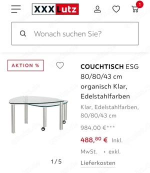 Glas Coutisch siehe Bilder