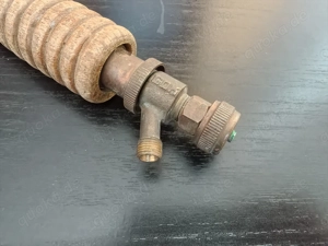 Vintage GOK Lötbrenner Handbrennergriff aus Messing  Bild 9