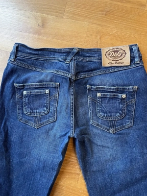 D & G Dolce Gabbana Jeans Wonder, W 28 - Gr. 36 dunkelblau, Karotte