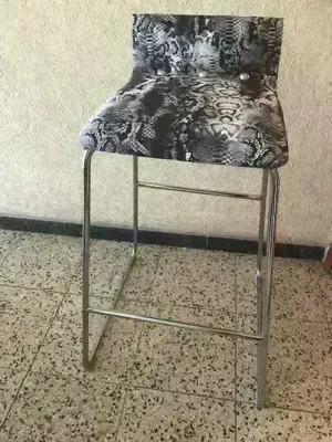 2er Set Barhocker Thekenstuhl Bistro Snake Schlange moderner Bezug Unikat