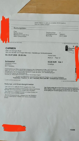 Carmen Schlossfestspiele Heidelberg 