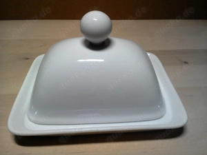 Butterdose, Butterglocke, Porzellan, Galzone, Denmark