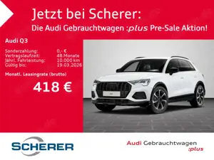 Audi Q3 advanced 35 TDI S tronic OPTIK SCHWARZ+ 360°K