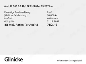 Audi S6 3.0 TDI qu. Matrix BO AHK 360° Alcantara Bild 2