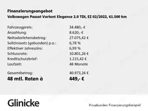 Volkswagen Passat Variant 2.0 TDI Elegance R-line 4Motion A Bild 2