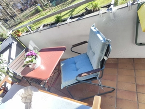 2 Balkon- Gartenstühle, stapelbar