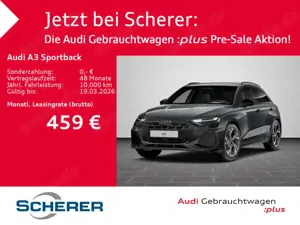 Audi A3 S line 45 TFSIe MATRIX NAVI RFK SON