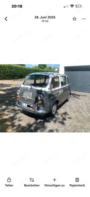 Oldtimer Fiat Fiat Multipla 600d