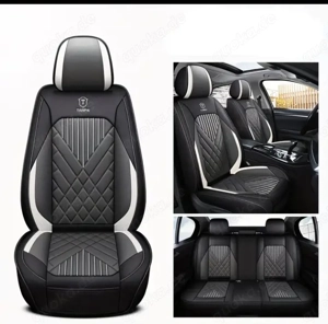 Autositzbezüge Kunst-Leder Komplettset für alle Jahreszeiten  