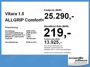 Suzuki Vitara 1.5 ALLGRIP Comfort+ ACC+LED+Navi+SD+SHZ Bild 4