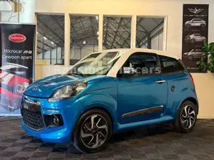 Ligier JS 50 JS50L DCI Blue on White Mopedauto Microcar 45 KM