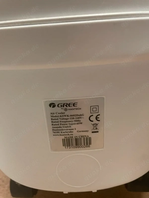 2 Stück GREE  Aircooler Klimagerät 3 in 1 KSWK-0602 DahG  Gebraucht - Top zustand Siehe Bilder  30.- Bild 4
