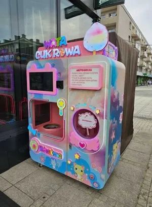 Moderner, vollautomatischer Zuckerwatte-Vendingautomat CT606   fast neu