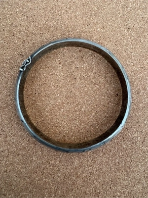 Antikes Silberarmband - florales Muster, Handarbeit, Mitte 20. Jahrhundert Bild 5