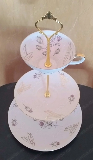 Etagere, 3 stöckig, upcycling, shabby chic,6