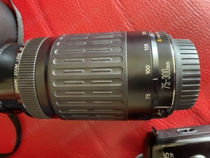 Canon EOS 1000 F mit Beschreibung Tasche Zoom Bild 2